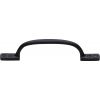 Heritage Brass Pull Handle Russell Design 152mm CTC Matt Black finish