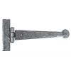 Pewter 9" Penny End T Hinge (pair)