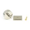 Polished Nickel Judd Cabinet Knob - 38mm (Square)