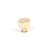 Aged Brass Kahlo Cabinet Knob - 25mm