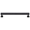 Heritage Brass Cabinet Pull Pyramid Design 203mm CTC Matt Black Finish