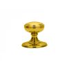 Delamain Plain Knob - Polished Brass