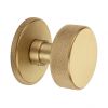 Connaught Knurled Door Knob Satin Brass