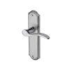 Heritage Brass Door Handle Lever Latch Howard Design Apollo finish