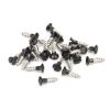 Black SS 3.0 x 12 Csk R/Head Screws (25)