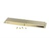 Polished Nickel 250mm Plain Rectangular Pull