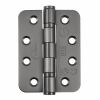 Eclipse 14869DBZ - 102x76x3mm DBZ Ball Bearing Radius Corner Hinge Grade 13 - (Pair) - Antique Brass