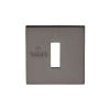 Keyhole Escutcheon Square Venetian Bronze