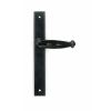 Black Cottage Slimline Lever Espag. Latch Set