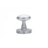 Oval Mortice Knob - Satin Chrome