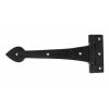 Smooth Black 10Â½" Cast T Hinge (pair)