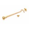 Silent Cabin Hook 8" -  200mm Polished Brass