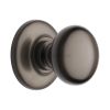 Heritage Brass Centre Door Knob Round Design 3" Matt Bronze Finish