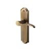 Heritage Brass Door Handle Lever Latch Howard Design Antique Brass finish