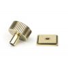 Aged Brass Judd Cabinet Knob - 32mm (Square)