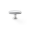 Alexander & Wilks - Romulus Soap Bar Cupboard Knob - Polished Chrome - 47mm