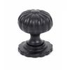 Black Flower Cabinet Knob - Small