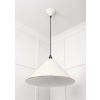 White Gloss Hockley Pendant in Teasel