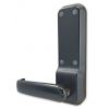 Borg BL7701 MG Pro ECP - Heavy Duty, High Traffic - Easicode Pro Flat Bar Lever Handle Keypad With Sfic Key Override & Flat Bar Inside Handle, 60mm Tubular Latch, MG Pro (Black) Finish