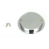 Polished Chrome 75mm Art Deco Round Pull