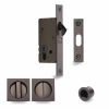 SLD Lock C/W SQ Privacy Turns Matt Bronze