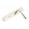 Polished Nickel Hammered Newbury Slimline Espag. Lock Set