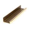 Aged Brass 200mm Plain Edge Pull