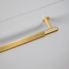 PULL BAR / LARGE 350MM / LINEAR / BRASS