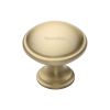 Heritage Brass Cabinet Knob Domed Design 32mm Satin Brass finish