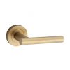 Jura Lever Door Handle Satin Brass