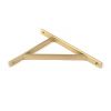 Satin Brass Chalfont Shelf Bracket (260mm x 200mm)