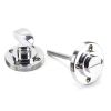 Polished Chrome Round Thumbturn Set (Plain)