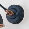 Smooth Copper Brindley Wall Light in Dusk