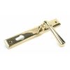 Polished Brass Newbury Slimline Lever Espag. Lock Set