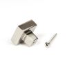 Polished Nickel Albers Cabinet Knob - 30mm