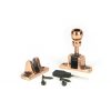 Polished Bronze Mushroom Brighton Fastener (Radiused)