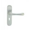 Ibra Lever On Backplate - Lock 57mm c/c - Satin Chrome