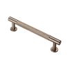 Ftd Knurled Pull Handle 128mm c/c - Satin Nickel