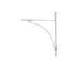 Polished Chrome Apperley Shelf Bracket (314mm x 250mm)