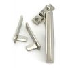 Polished Nickel Night-Vent Locking Art Deco Fastener