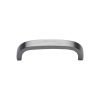 Heritage Brass Cabinet Pull D Shaped 89mm CTC Satin Chrome Finish