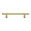 Heritage Brass Cabinet Pull T-Bar Design with 16mm Rose 203mm CTC Polished Brass Finish