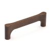 Wooden Cabinet Pull Handle Gio Design 160mm Walnut Finish