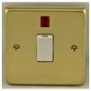 Eurolite Stainless Steel 20Amp Switch Polished Brass