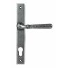 Pewter Hammered Newbury Slimline Espag. Lock Set