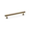 Alexander & Wilks - Square T-Bar Cabinet Pull Handle - Antique Brass - 160mm