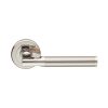 Serozzetta Sessanta Lever On Rose - Polished Nickel/Satin Nickel