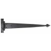 Black 18" Arrow Head T Hinge (pair)