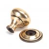 Polished Bronze Mushroom Cabinet Knob 32mm