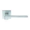 Serozzetta Equi Lever On Square Rose - Satin Chrome